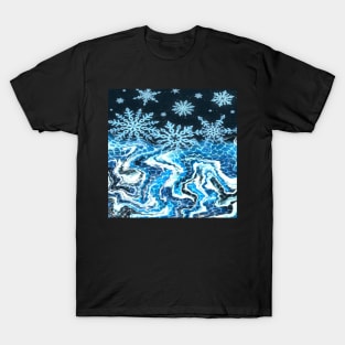 Melting Crystal Snow T-Shirt